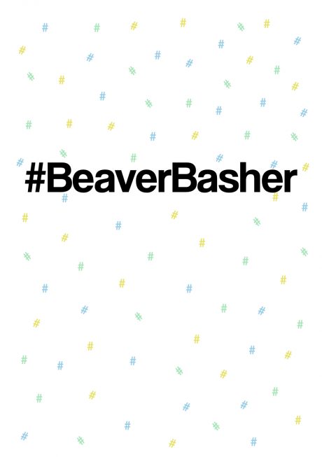 #beaverbasher greetings card