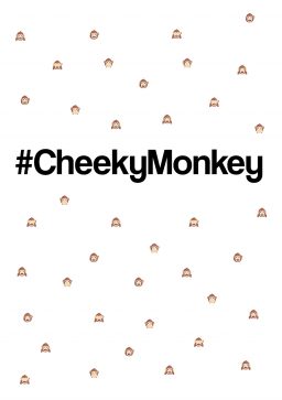 #CheekyMonkey A4 greetings card